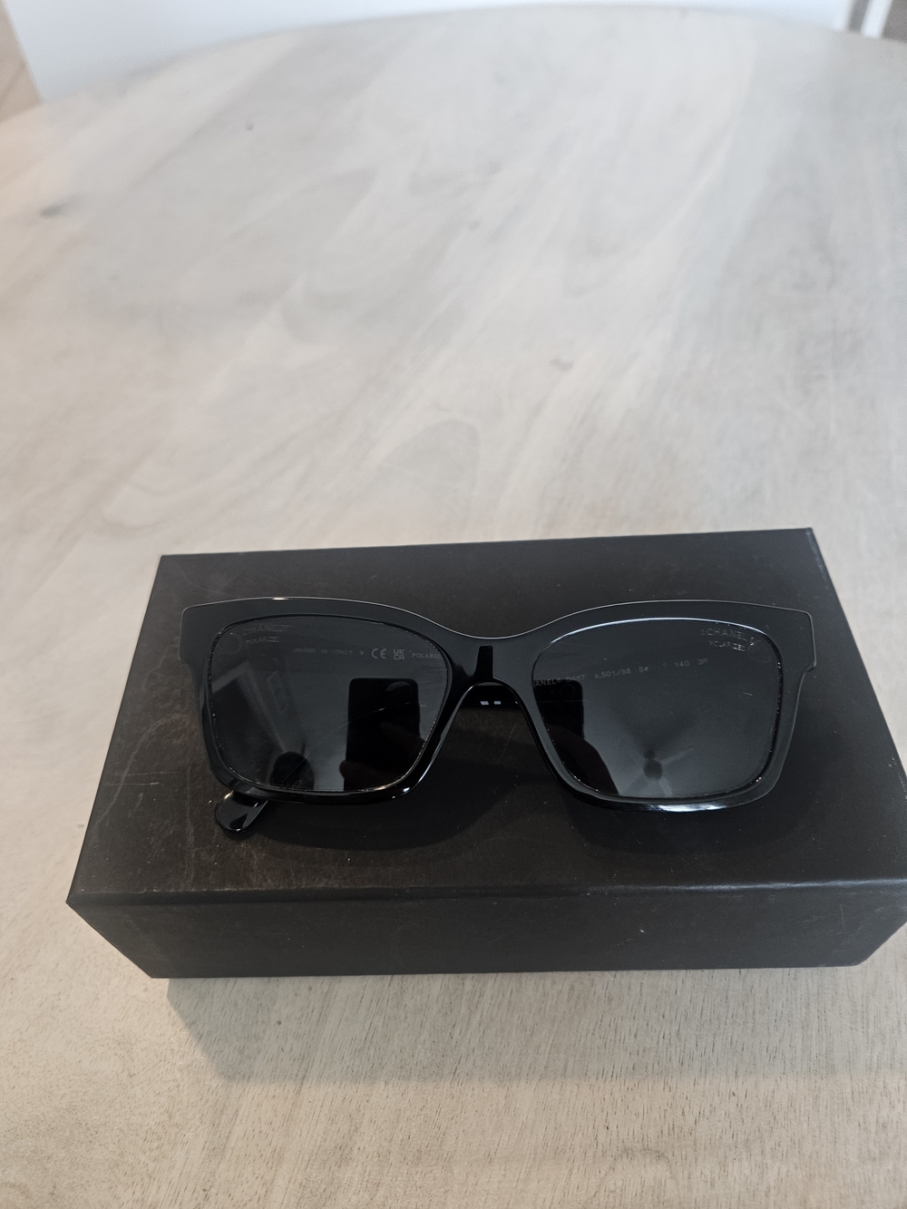 Chanel Black Cat-Eye Sunglasses - Picture 6 of 6